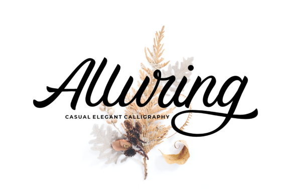 Alluring Calligraphy: A Script Font That Dances with Personality