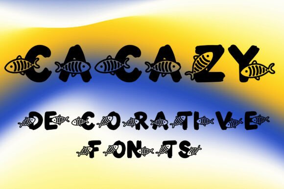 Cacazy: A Dive into Ocean-Inspired Typography