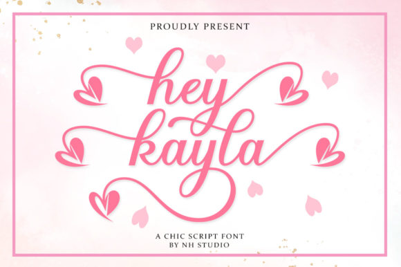 Discovering Hey Kayla: A Modern Script Font for Elegant Designs