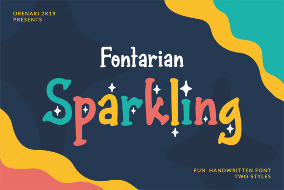 Fontarian Sparkling: A Dual-Style Creative Handwriting Font
