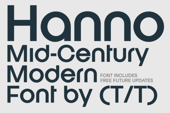 Hanno: A Mid-Century Sans Serif for Modern Clarity