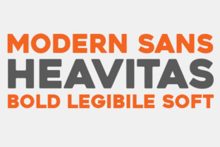 Heavitas: Making a Bold Statement with Modern Typography