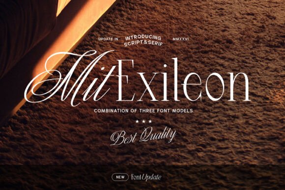 Meet MIT Exileon: The Script & Serif Hybrid That Balances Strength and Softness
