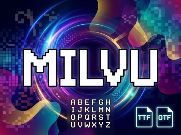 Milvu: Commanding Attention with Artistic Display Typography