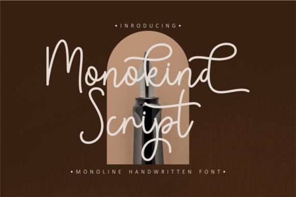 Monokind Script: A Handwritten Font for Authentic Design