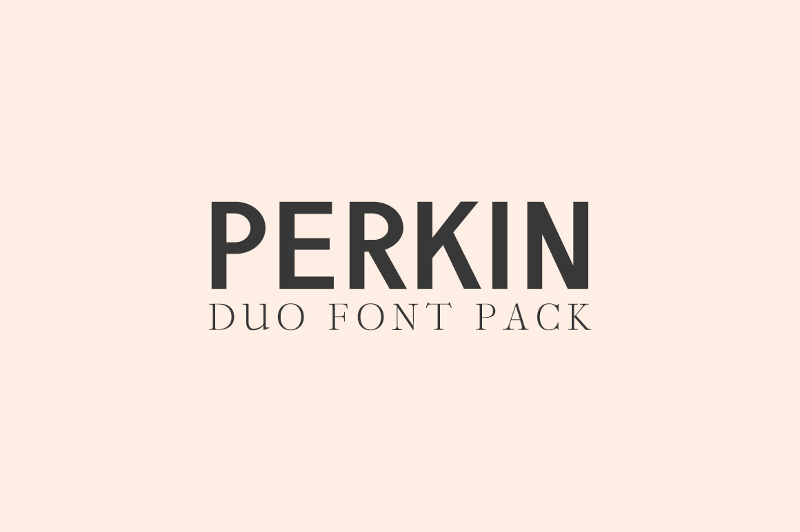 Perkin | Duo: A Font Pairing for Timeless Branding