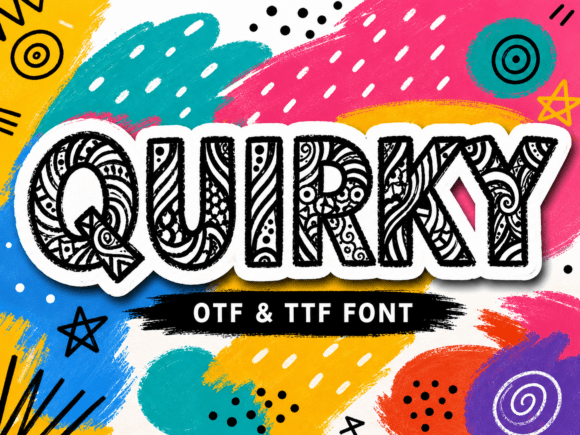 Quirky: The Decorative Font That Demands Attention