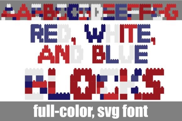 Red, White, and Blue Blocks: Building Bold Visual Statements