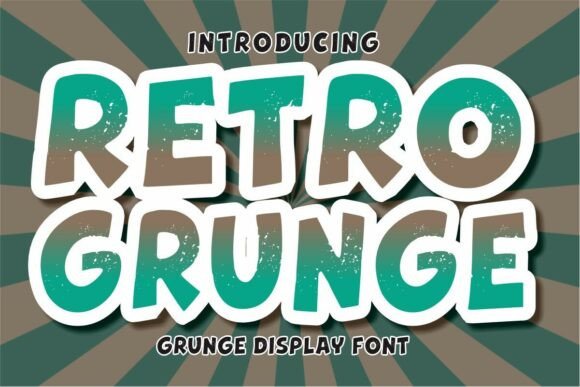 Retro Grunge: The Worn Typeface for Authentic Design