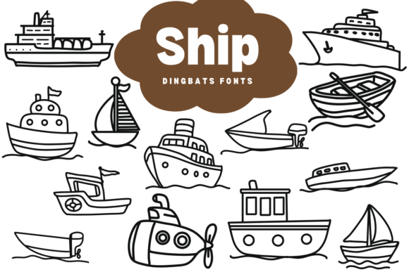 Ship Font: A Sketch Style Typeface for Creative Projects