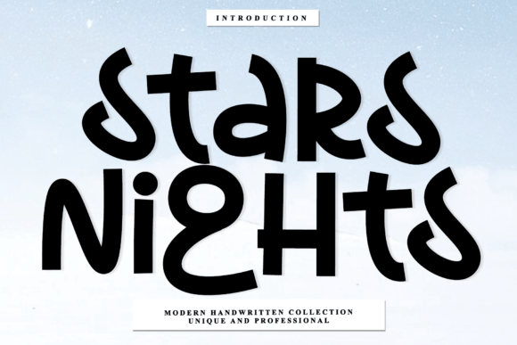 Stars Nights: A Handwritten Font That Brings Designs to Life