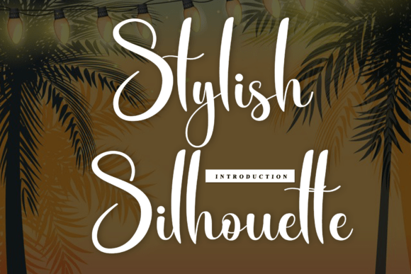 Stylish Silhouette: A Handwritten Font for Modern Branding