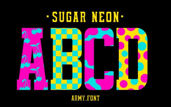 Sugar Neon OTF: Infusing Festive Joy Into Your Designs