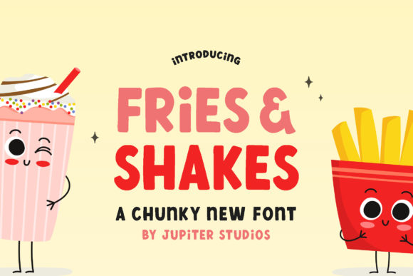 The Fries and Shake Font: Your Go-To for Casual Branding